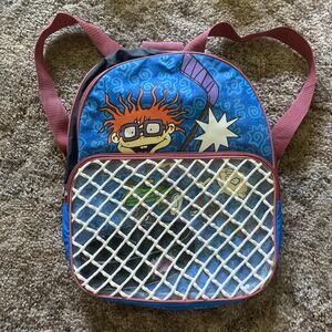 Rugrats Backpack Nickelodeon Hoops Basketball Vintage Kids Bookbag Hockey 1998